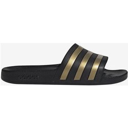 adidas Adilette Aqua Badesandalen schwarz/gold - 46
