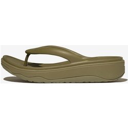 FitFlop Relieff Recovery Toe-Post Damen Flip-Flops olivgrün - 37