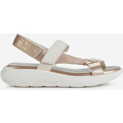 Geox Spherica EC5W Napa Damen Sandalen glänzend weiß - 36