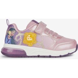 Turnschuhe Geox Spaceclub rosa orange blau Mädchen - 33