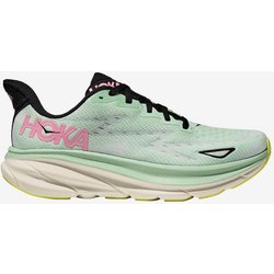 HOKA Clifton 9 Damen Laufschuhe grün/rosa - 36