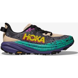 HOKA Speedgoat 6 Damen Trailrunningschuhe lila/türkis/beige - 36(2/3)