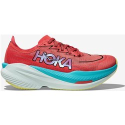 HOKA Mach X 2 Damen Laufschuhe rot/blau/gelb - 38