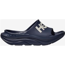 HOKA Ora Recovery Athletic Slide Badesandalen marineblau/weiß - 40