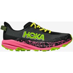 HOKA Speedgoat 6 Trailrunningschuhe schwarz/rosa/grün - 44(2/3)