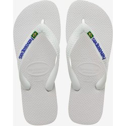 Havaianas Brasil Logo Flip-Flops weiß - 35-36