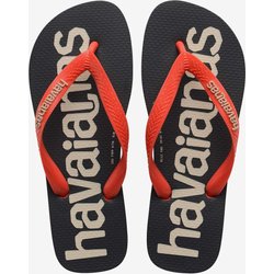 Havaianas Top Logomania 2.0 Flip-Flops schwarz/orange - 39-40