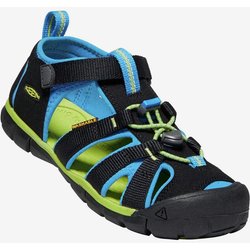 Keen Seacamp II CNX Junior Sandalen blau/schwarz/gelb - 35