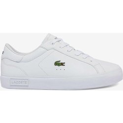 Lacoste Powercourt Junior Sneaker schneeweiß/grün - 35