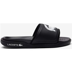 Lacoste Serve Slide Badesandalen schwarz/weiß - 37