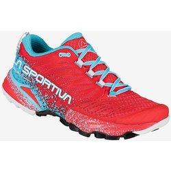 La Sportiva Akasha II Damen Trailrunningschuhe rot/blau/weiß - 36