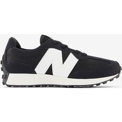 New Balance 327 Junior Bungee Lace Kinder Sneaker tiefschwarz/weiß - 34.5