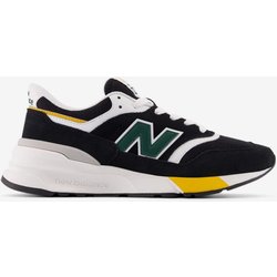 New Balance 997R Sneaker schwarz/dunkelgrün/gelb - 40
