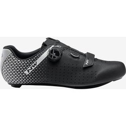 Northwave Core Plus 2 Rennradschuhe schwarz/silbern - 39