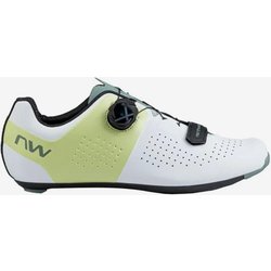 Northwave Storm Carbon Rennradschuhe weiß/gelb - 36