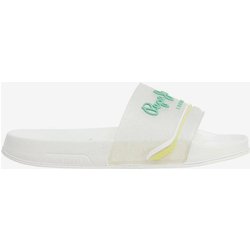 Pepe Jeans Slider Origin Kinder Badesandalen weiß/grün - 32