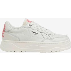 Pepe Jeans Kore Love Turnschuhe für Frauen Weiß Rot - 37