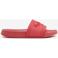 Pepe Jeans Beach Slider Logo Damen Badesandalen rosa-rot - 38