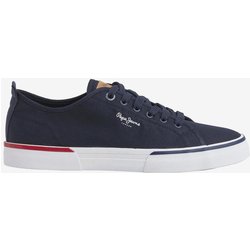 Pepe Jeans Kenton Smart Sneaker dunkelblau/weiß/braun - 44