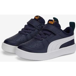 Puma Rickie Baby Sneaker mit Klettverschluss marineblau/weiß - 20