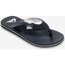 Quiksilver Molokai Layback II Flip-Flops dunkelgrau/schwarz - 39