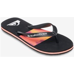 Quiksilver Molokai Stripe 25 Flip-Flops schwarz/orange - 39