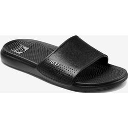 Reef Oasis Slide Logo Badesandalen schwarz/grau - 45