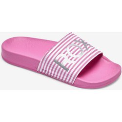 Roxy Slippy Kinder Badesandalen rosa/weiß - 28