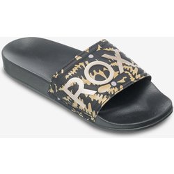 Roxy Slippy Badesandalen schwarz braun Damen - 41