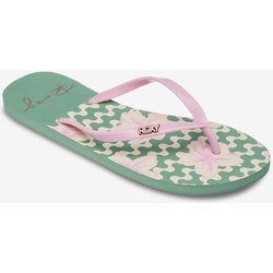 Roxy Viva Stamp II Damen Flip-Flops grün/rosa - 41