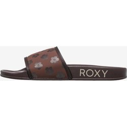 Roxy Slippy Print Damen Badesandalen schokoladenbraun - 41