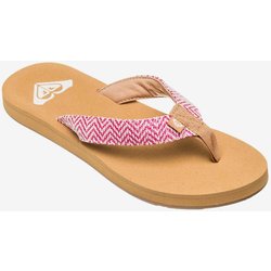 Roxy Porto Raffia II Damen Flip-Flops rot/braun - 36