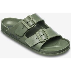Roxy Kattie Damen Badesandalen olivgrün - 37