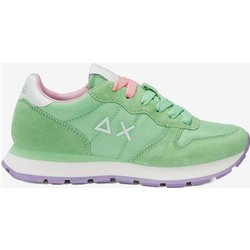 SUN68 Ally Solid Nylon Damen Sneaker grün/rosa - 37