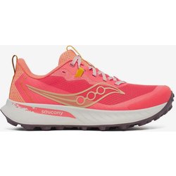 Saucony Peregrine 15 Damen Trailrunningschuhe rosa/orange - 42