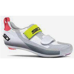 Sidi Prima Rennradschuhe weiß tiefgrau gelb Damen - 39