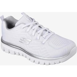Skechers Graceful - Get Connected Damen Fitnessschuhe weiß/grau/silber - 36