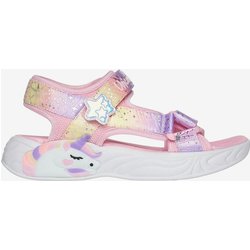 Skechers Unicorn Dreams Majestic Bliss sandalen rosa gelb kinder - 34
