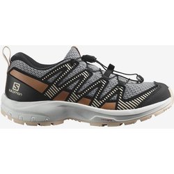 Salomon XA Pro V8 Kinder Trailrunningschuhe grau/vanillefarben - 39