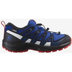 Salomon XA Pro V8 ClimaSalomon Waterproof Kinder Trailrunningschuhe elektrisch-blau/rot - 36