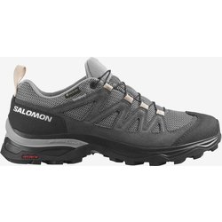 Salomon X Ward Leather GORE-TEX Damen Trekkingschuhe dunkelgrau - 44