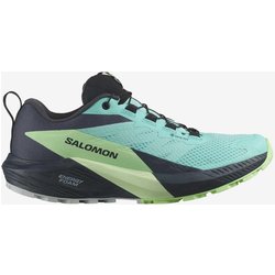 Salomon Sense Ride 5 GORE-TEX Damen Trailrunningschuhe türkis/limettengrün - 36