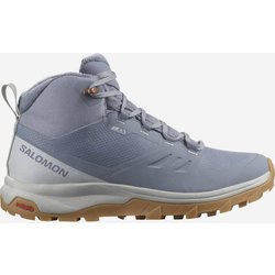 Salomon OUTsnap Waterproof Damen Wanderschuhe himmelblau/grau - 36