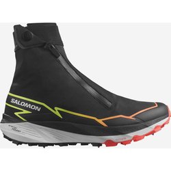Salomon Winter Cross Spike Trailrunningschuhe schwarz/rot - 45(1/3)