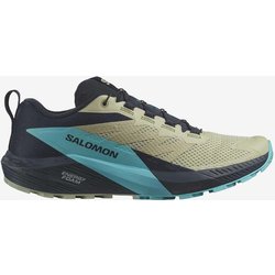 Salomon Sense Ride 5 Trailrunningschuhe beige/blau/schwarz - 40