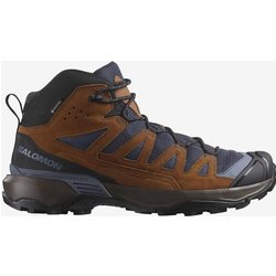 Salomon X Ultra 360 Leather Mid GORE-TEX Wanderschuhe braun/dunkelgrau - 45(1/3)
