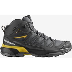 Salomon X Ultra 360 Mid GORE-TEX Wanderschuhe dunkelgrau/gelb - 45(1/3)