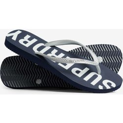 Superdry Code Core Sport Damen Flip-Flops blau/weiß - L