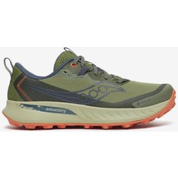 Saucony Peregrine 15 GORE-TEX Damen Trailrunningschuhe grün/orange - 38