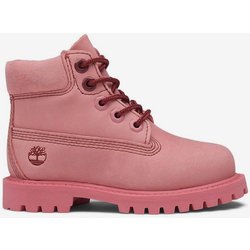 Timberland Premium 6" Lace-Up WaterProof Baby Stiefel rosa - 25